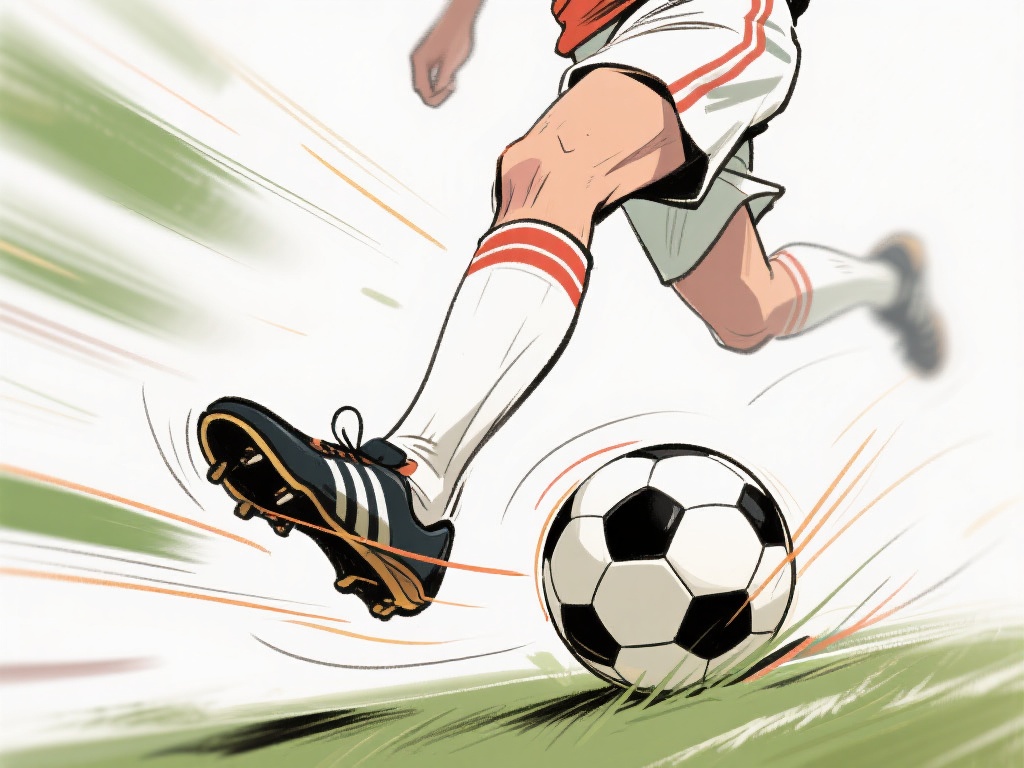 突出动态效果：通过添加速度线或模糊效果，增强画面的