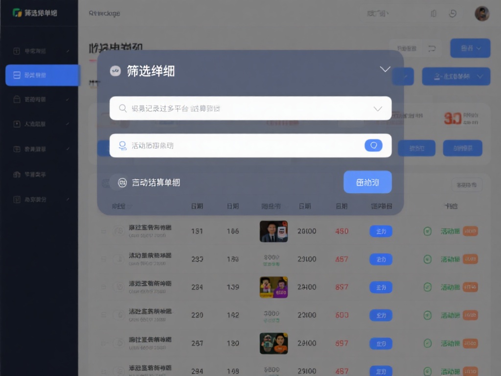 筛选明细：如果记录较多，平台往往会提供筛选功能，你